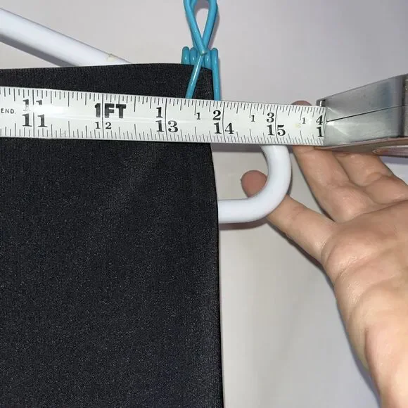 MSK Dress Womens Small Black blue green Strapless Paisley Print Floor Maxi - Picture 10 of 13